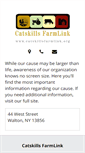 Mobile Screenshot of catskillsfarmlink.org